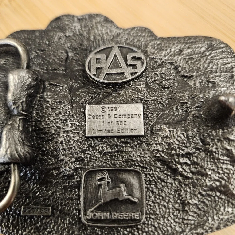 Vintage John Deer 1991 Uniting‎ Education & Industry in Agriculture Belt Buckle
